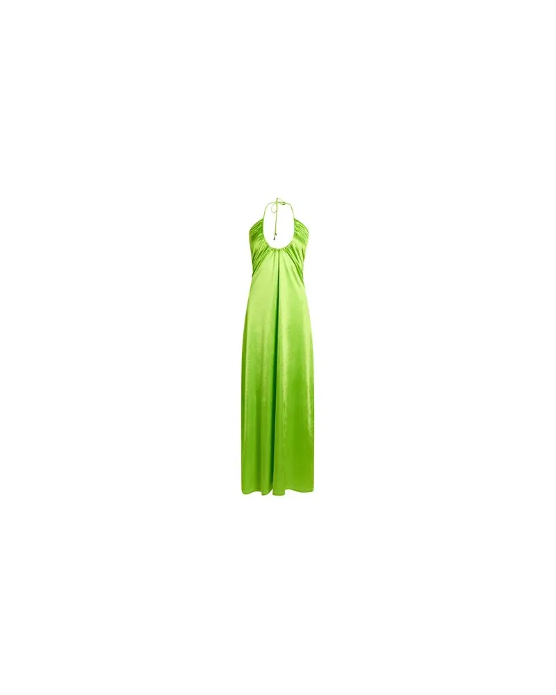 Compagnia Italiana KLEIDER - Maxi-Kleiderauf YOOX.COM Limettengrün