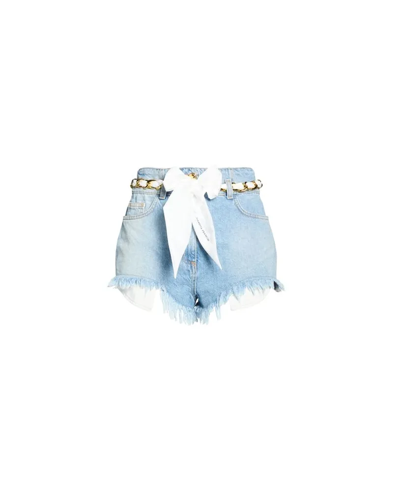 Elisabetta Franchi HOSEN & RÖCKE - Jeansshortsauf YOOX.COM Blau