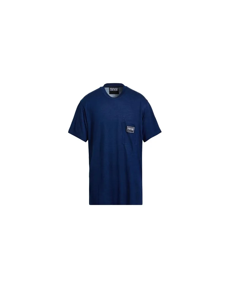 Versace Jeans TOPS - T-shirtsauf YOOX.COM Marineblau