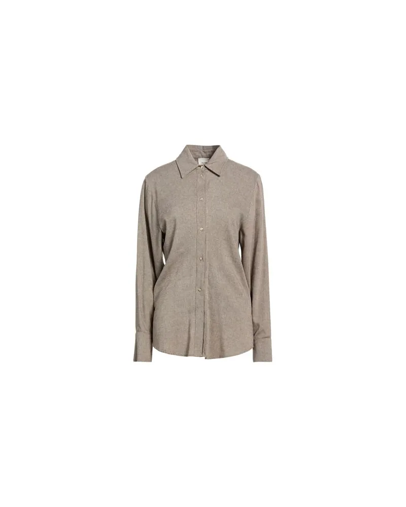 ALYSI CRÈME - TOPS - Hemdenauf YOOX.COM Maulwurfsgrau