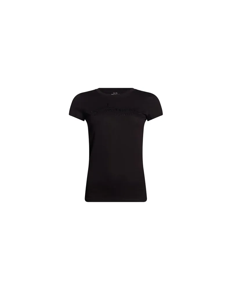 Armani Exchange TOPS - T-shirtsauf YOOX.COM Schwarz