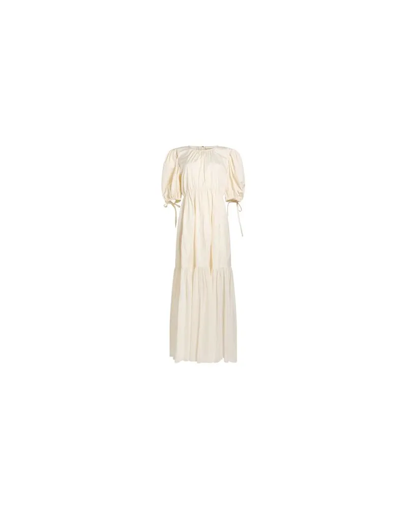 Ulla Johnson KLEIDER - Maxi-Kleiderauf YOOX.COM Elfenbein
