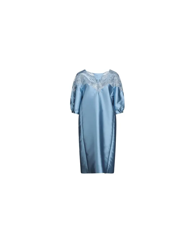 Alberta Ferretti KLEIDER - Midi-Kleiderauf YOOX.COM Blaugrau