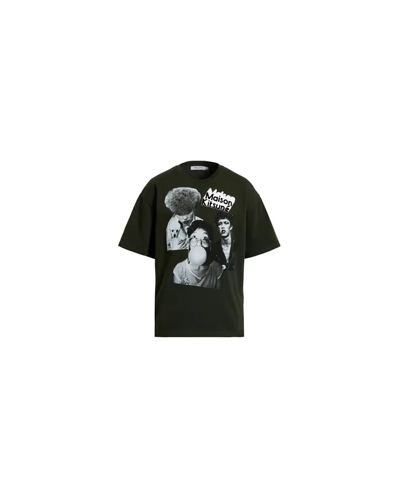 Kitsuné TOPS - T-shirtsauf YOOX.COM Dunkelgrün
