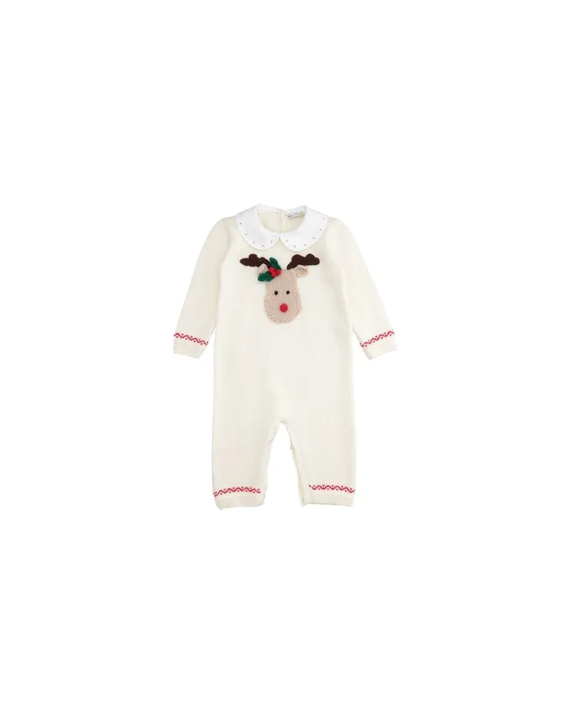 Dolce & Gabbana NEUGEBORENE - Babystrampler & -Latzhoseauf YOOX.COM Elfenbein