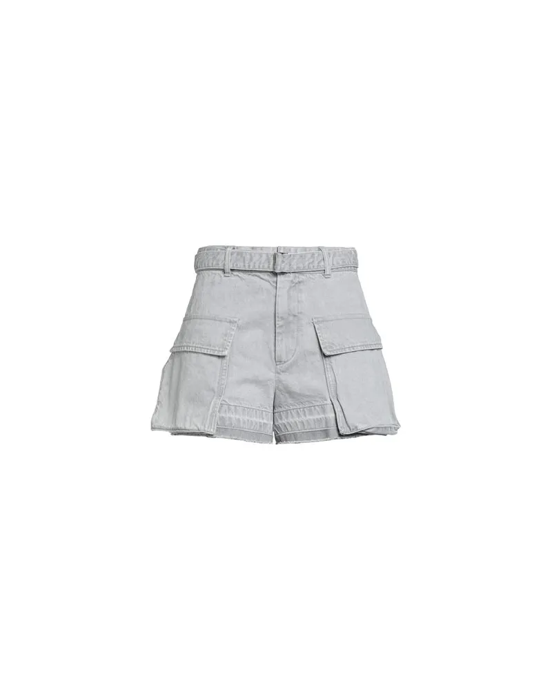 Sacai HOSEN & RÖCKE - Jeansshortsauf YOOX.COM Grau