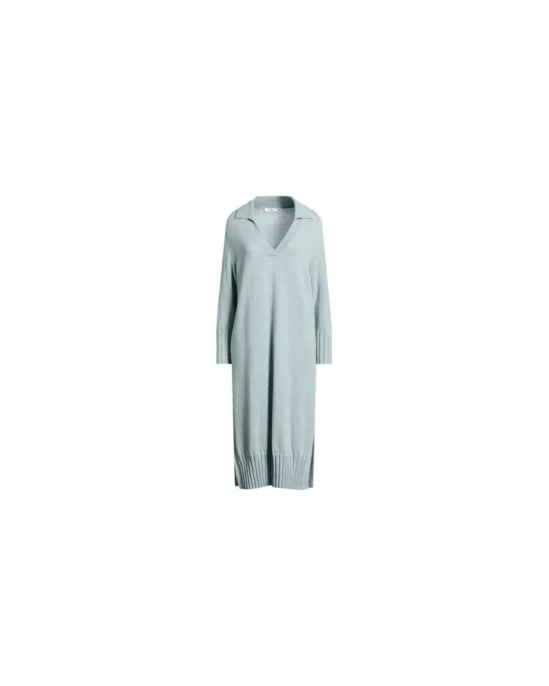 Fedeli KLEIDER - Midi-Kleiderauf YOOX.COM Taubenblau