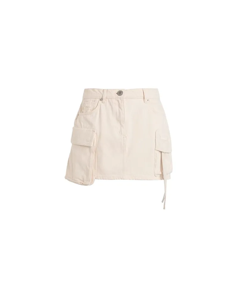 only HOSEN & RÖCKE - Jeansröckeauf YOOX.COM Cremeweiß