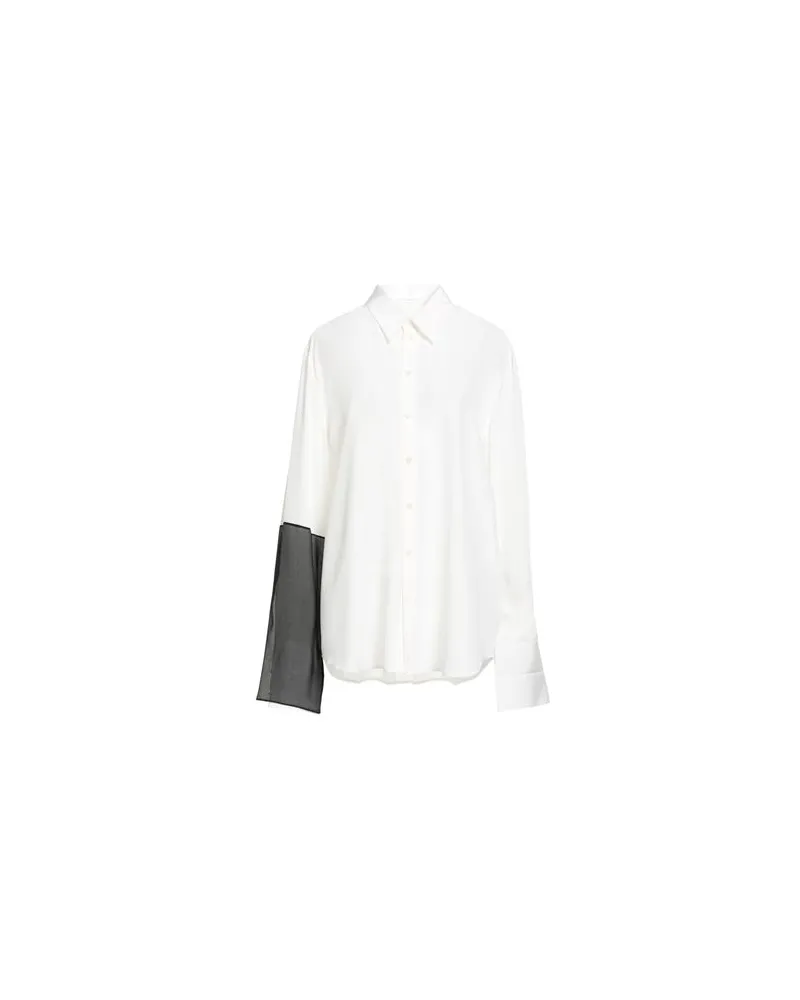 Helmut Lang TOPS - Hemdenauf YOOX.COM Weiß