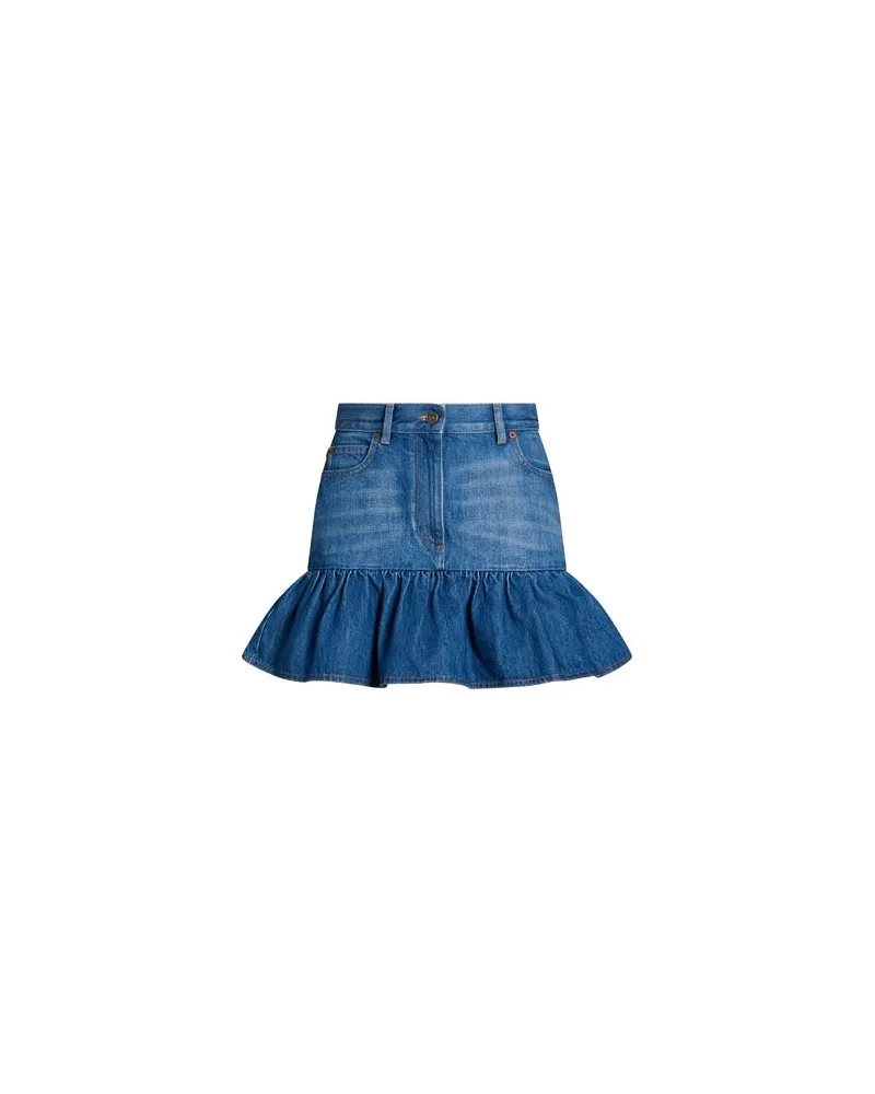 Valentino Garavani CHEZ VALENTINO - HOSEN & RÖCKE - Jeansröckeauf YOOX.COM Blau