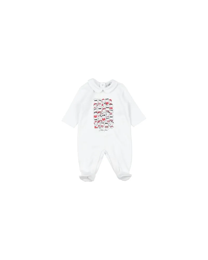 Emporio Armani NEUGEBORENE - Babystrampler & -Latzhoseauf YOOX.COM Weiß