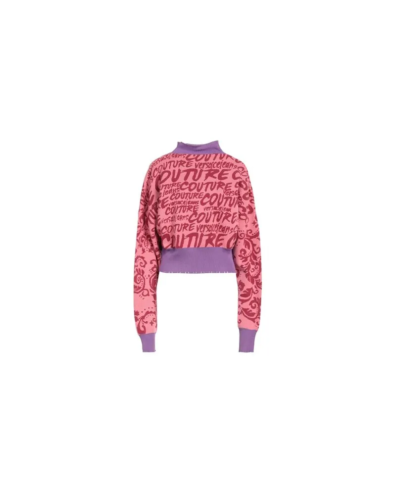 Versace Jeans STRICKWAREN - Rollkragenpulloverauf YOOX.COM Lachs