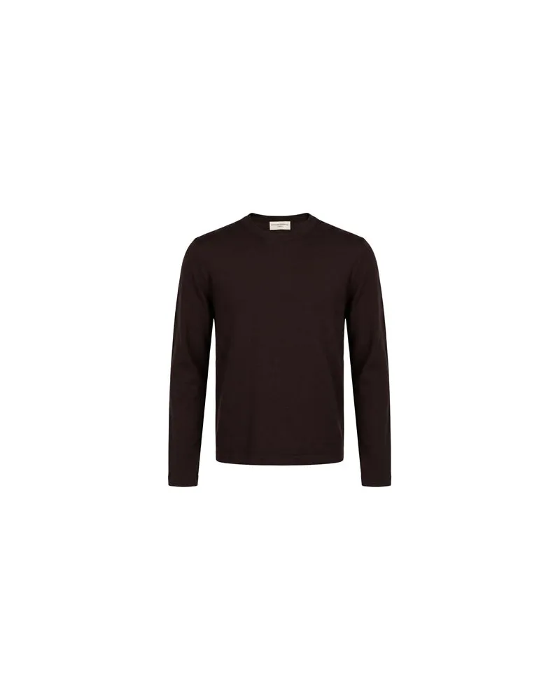 Officine Generale STRICKWAREN - Pulloverauf YOOX.COM Dunkelbraun