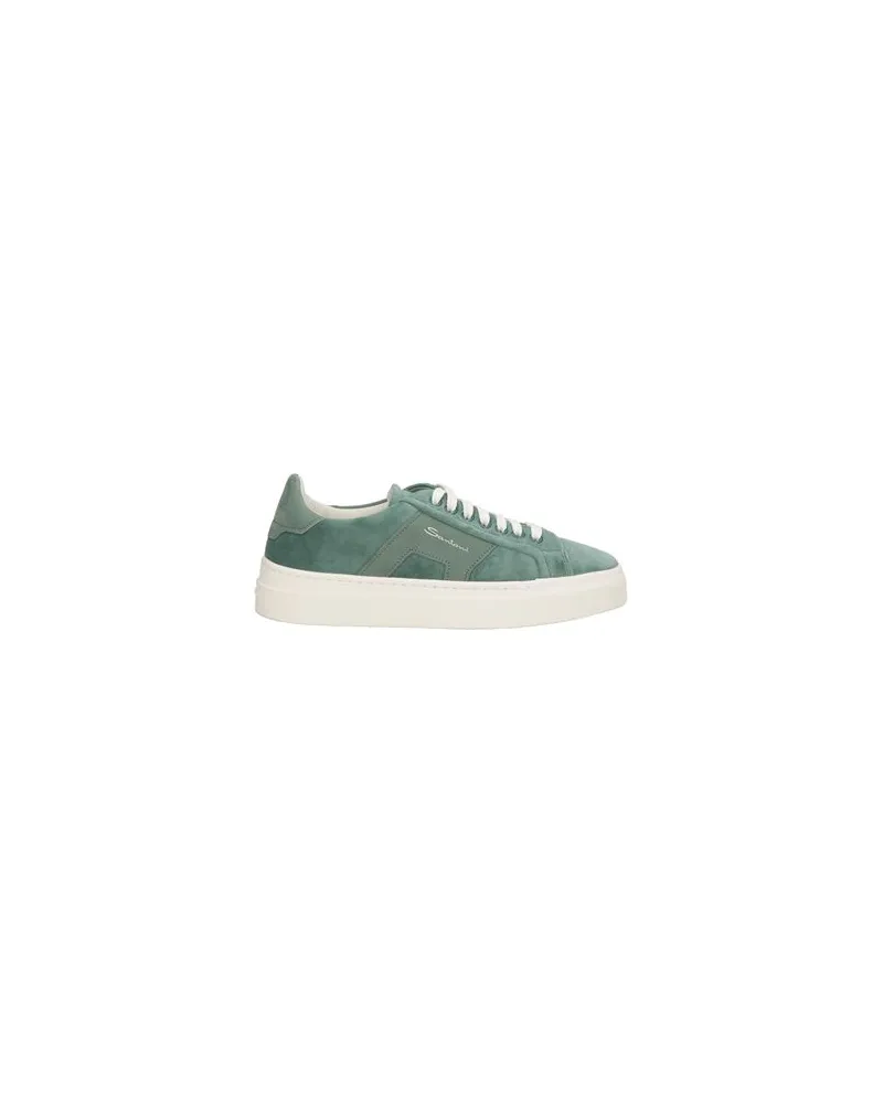 Santoni DOUBLE BUCKLE SNEAKER - SCHUHE - Sneakersauf YOOX.COM Aquamarin