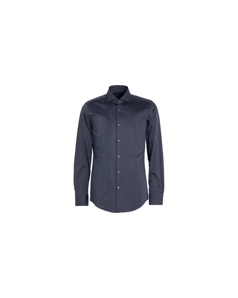 HUGO BOSS TOPS - Hemdenauf YOOX.COM Nachtblau