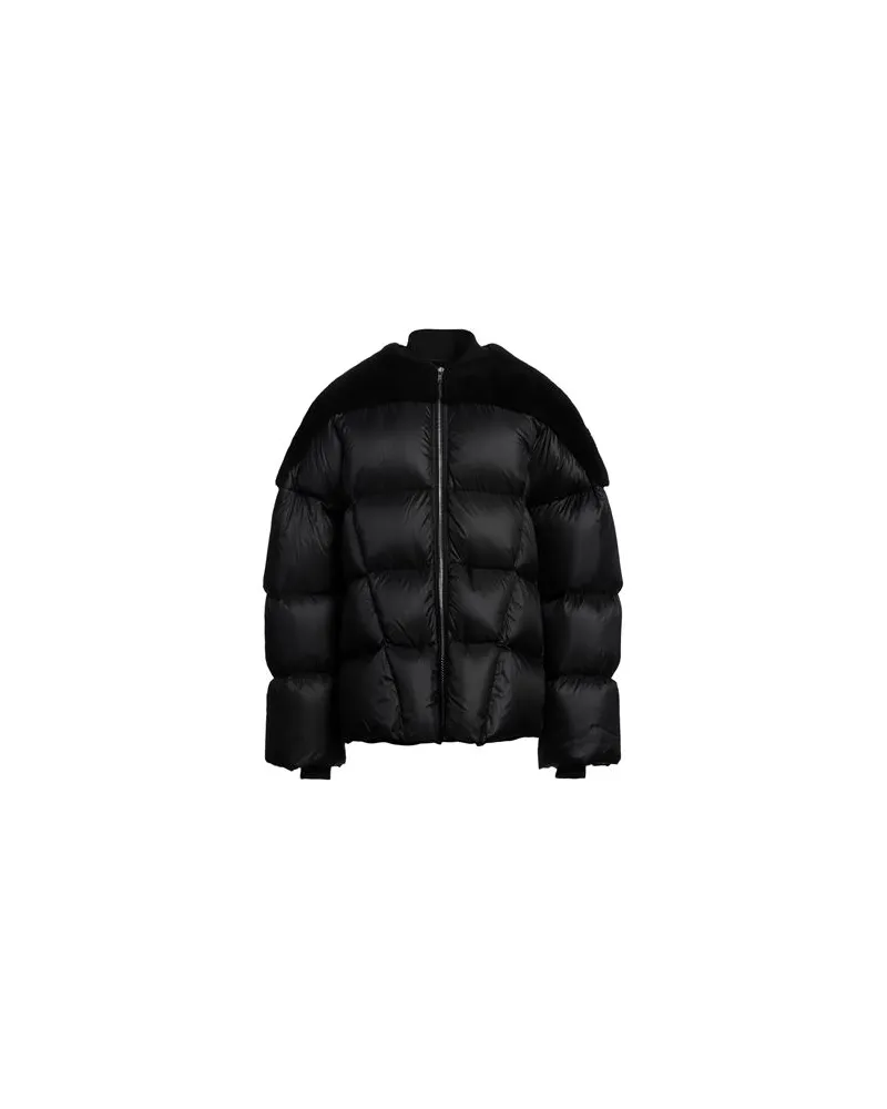 Rick Owens JACKEN & MÄNTEL - Pufferjacken & Daunenjackenauf YOOX.COM Schwarz