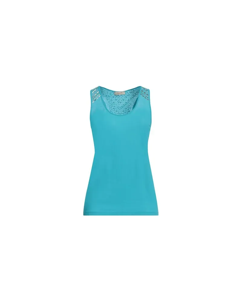 MARANI JEANS TOPS - Tank Topsauf YOOX.COM Azurblau