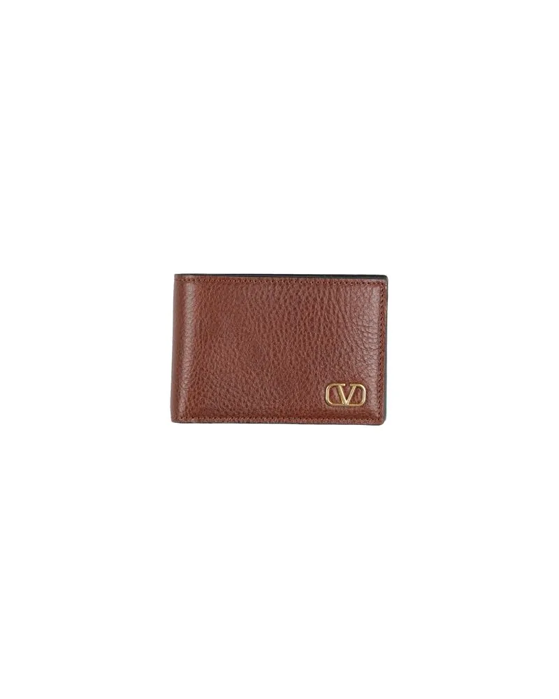 Valentino Garavani Kleinlederwaren - Brieftaschenauf YOOX.COM Braun