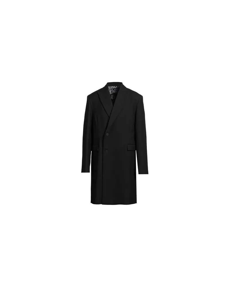 Versace Jeans JACKEN & MÄNTEL - Mäntelauf YOOX.COM Schwarz