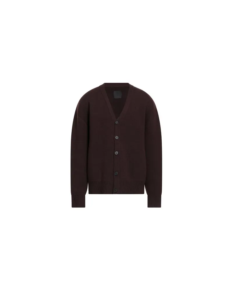 Givenchy STRICKWAREN - Strickjackenauf YOOX.COM Schokobraun