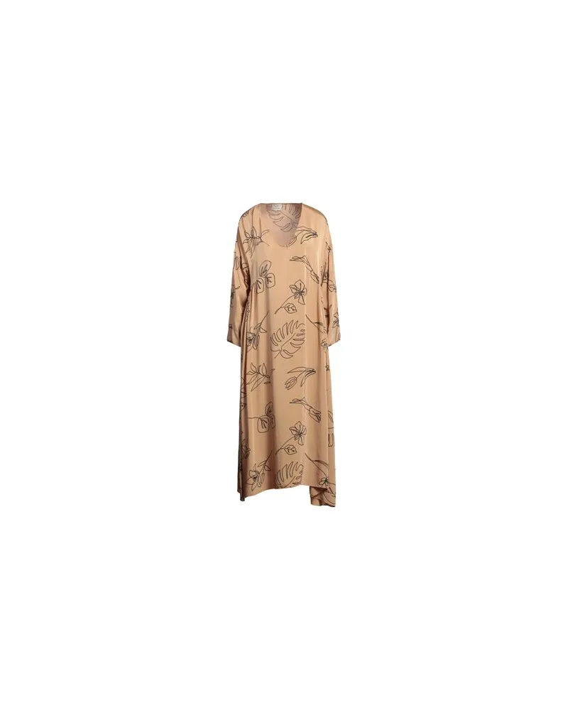 Alessia Santi KLEIDER - Maxi-Kleiderauf YOOX.COM Sand
