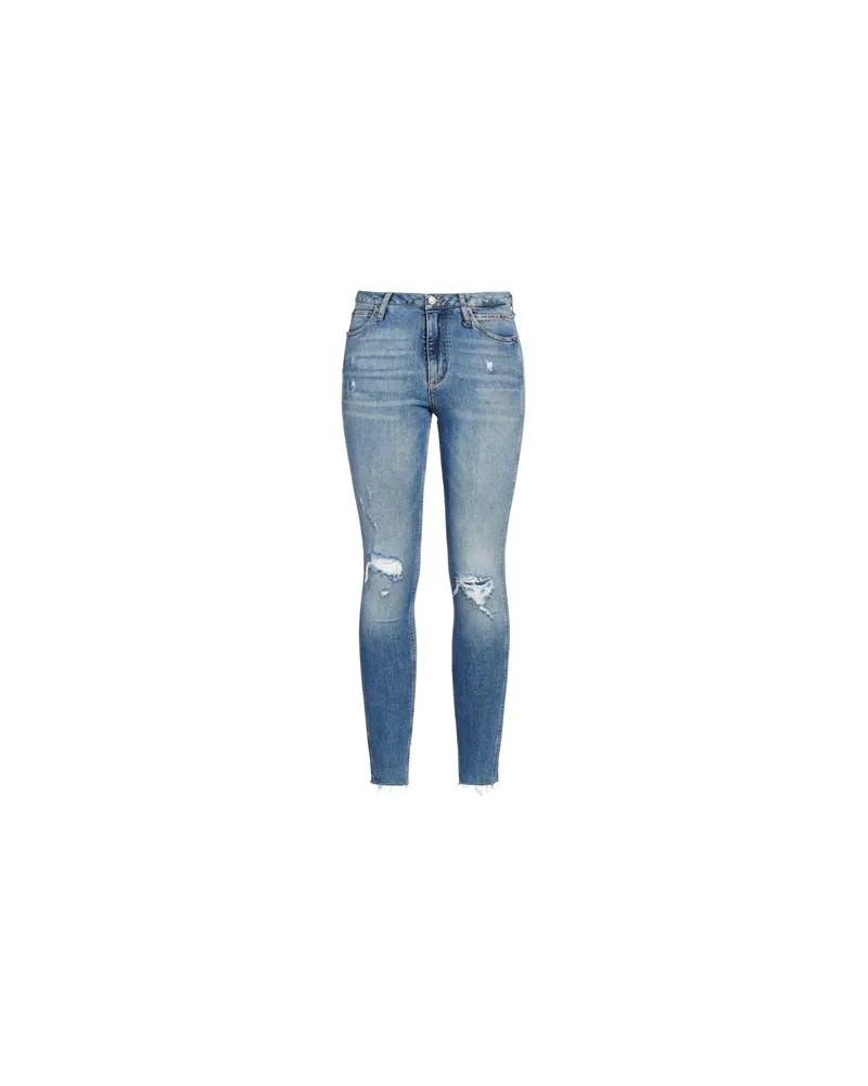 Calvin Klein HOSEN & RÖCKE - Jeanshosenauf YOOX.COM Blau