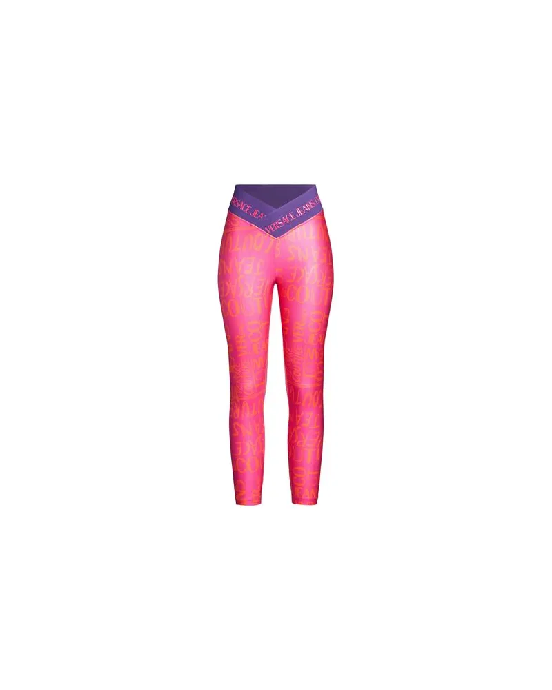 Versace Jeans HOSEN & RÖCKE - Leggingsauf YOOX.COM Fuchsia