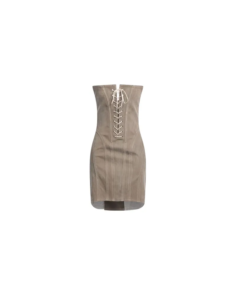 Weinsanto KLEIDER - Mini-Kleiderauf YOOX.COM Khaki