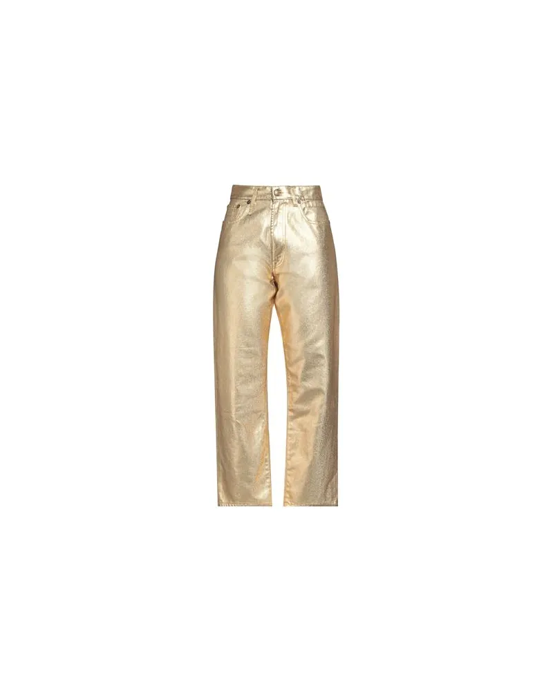 R13 HOSEN & RÖCKE - Jeanshosenauf YOOX.COM Gold
