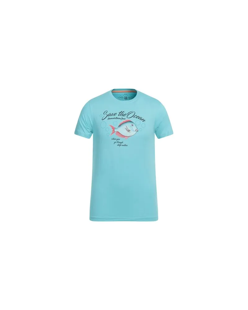 Harmont & Blaine TOPS - T-shirtsauf YOOX.COM Azurblau