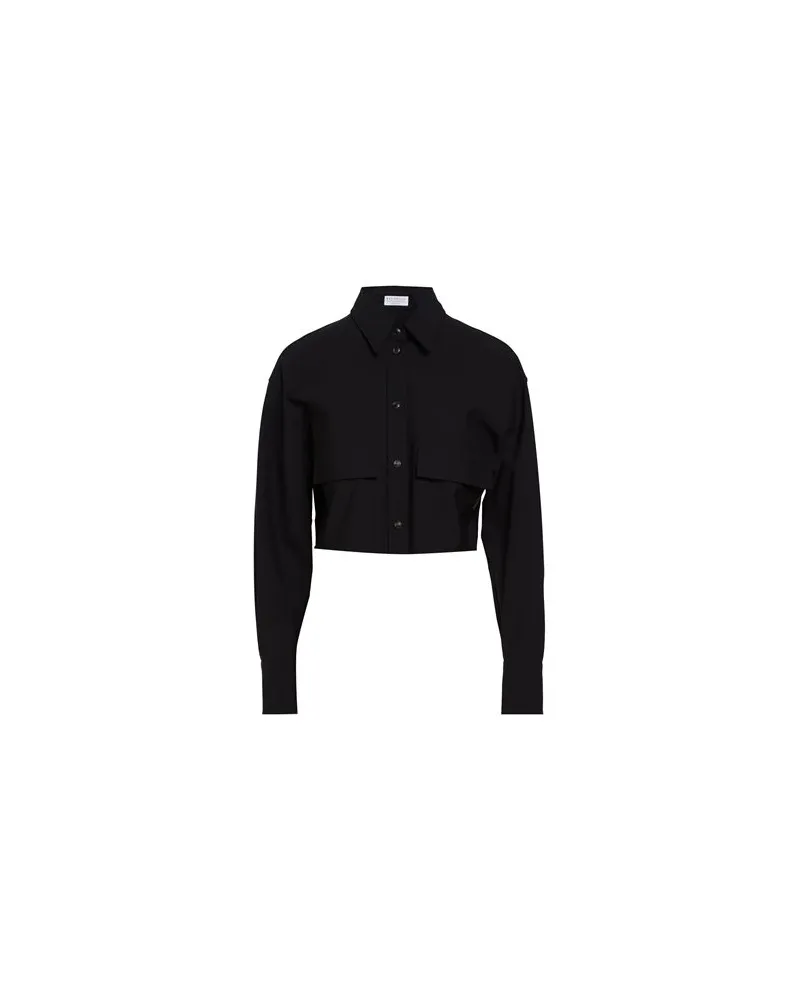 Brunello Cucinelli TOPS - Hemdenauf YOOX.COM Schwarz