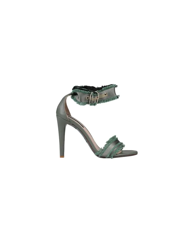Patrizia Pepe SCHUHE - Sandalenauf YOOX.COM Militärgrün