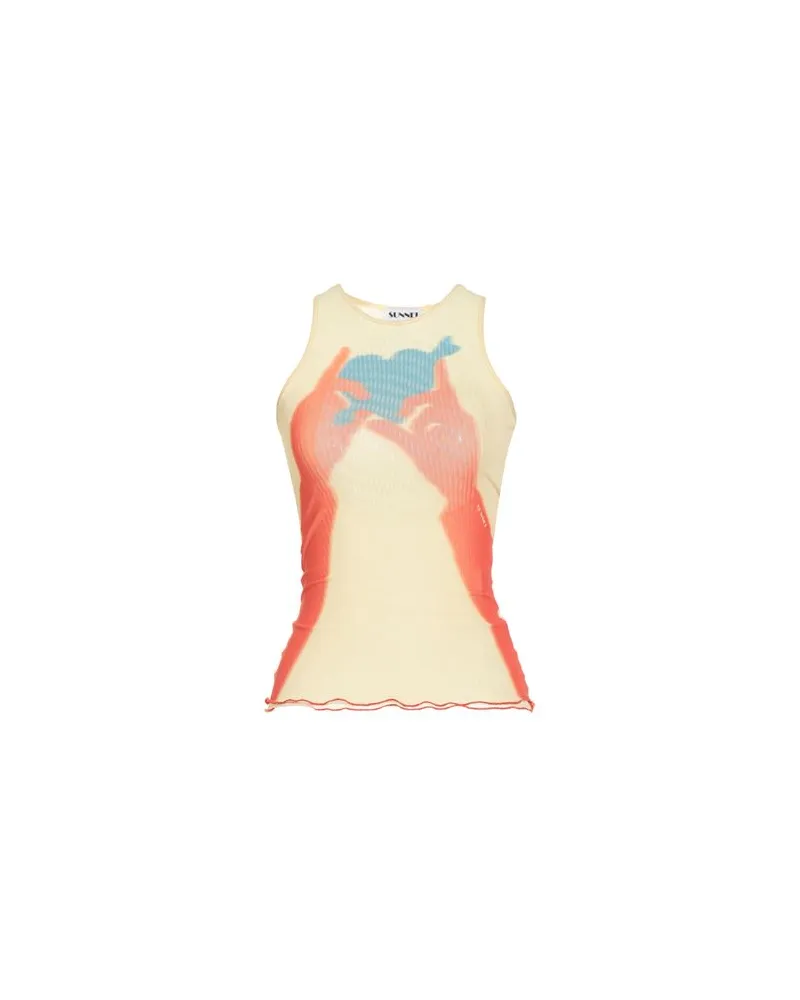 SUNNEI TOPS - Tank Topsauf YOOX.COM Gelb