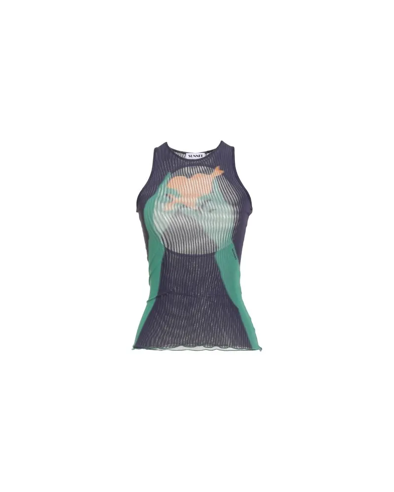 SUNNEI TOPS - Tank Topsauf YOOX.COM Marineblau