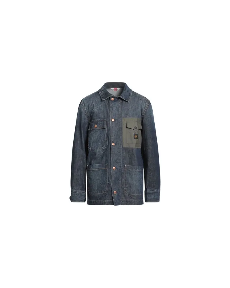 RefrigiWear JACKEN & MÄNTEL - Jeansjacken/Mäntelauf YOOX.COM Blau