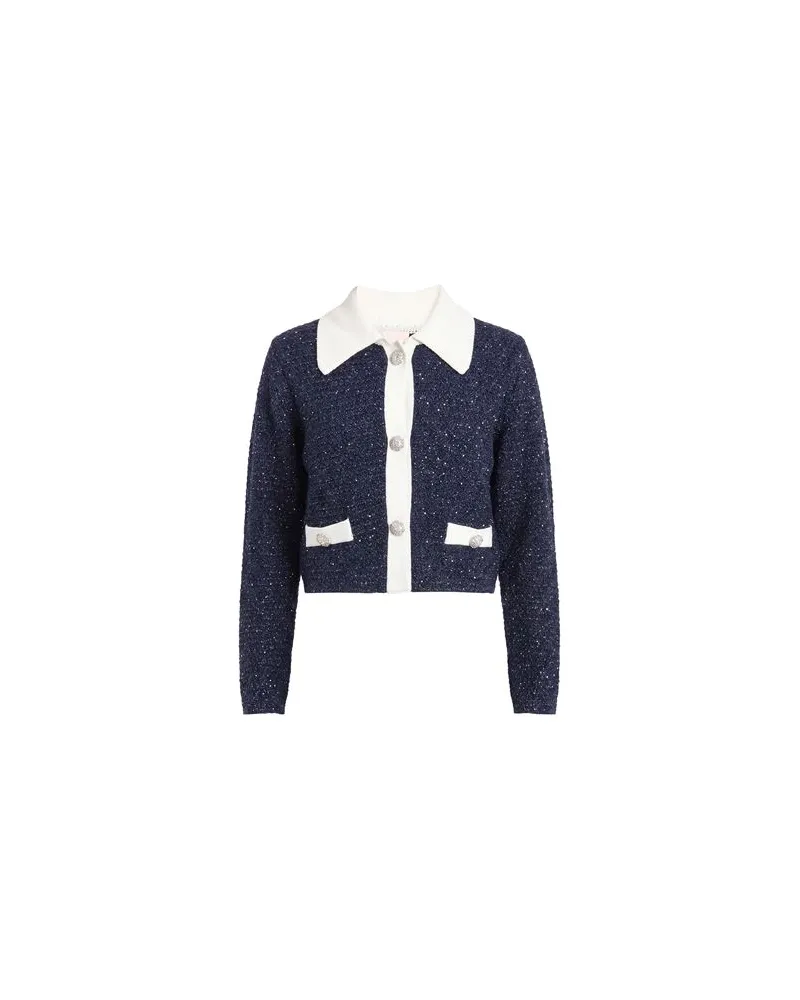 Liu Jo STRICKWAREN - Strickjackenauf YOOX.COM Marineblau