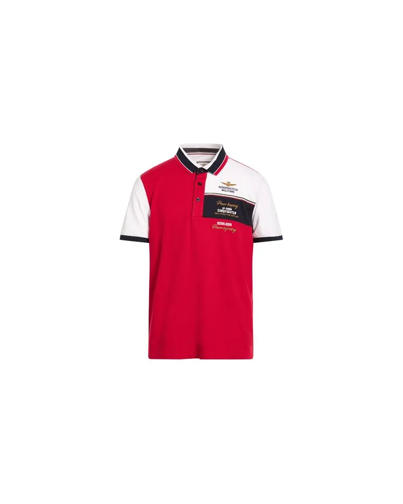 Aeronautica Militare TOPS - Poloshirtsauf YOOX.COM Rot