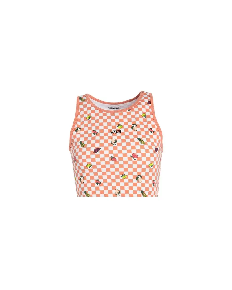 Vans LONGLINE RACERBACK PRINT BRALETTE  - TOPS - Topsauf YOOX.COM Rostrot