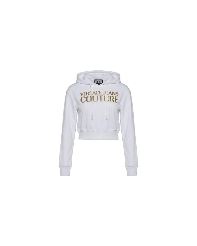 Versace Jeans TOPS - Sweatshirtsauf YOOX.COM Weiß