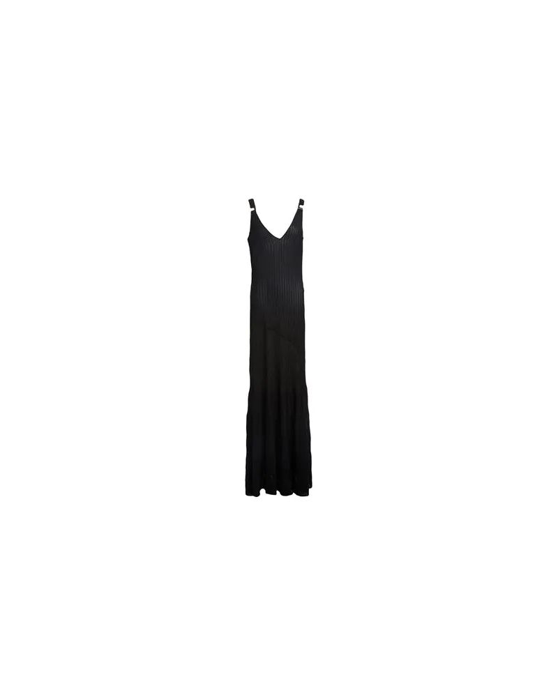 Elisabetta Franchi KLEIDER - Maxi-Kleiderauf YOOX.COM Schwarz