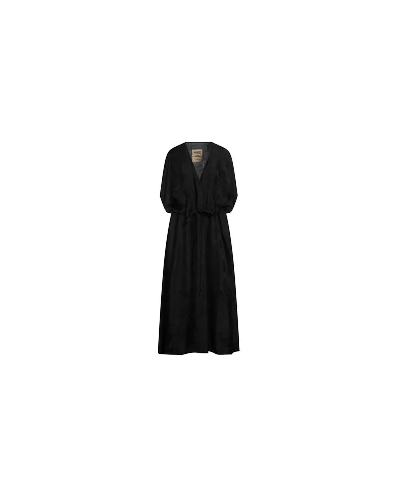Uma Wang KLEIDER - Maxi-Kleiderauf YOOX.COM Schwarz