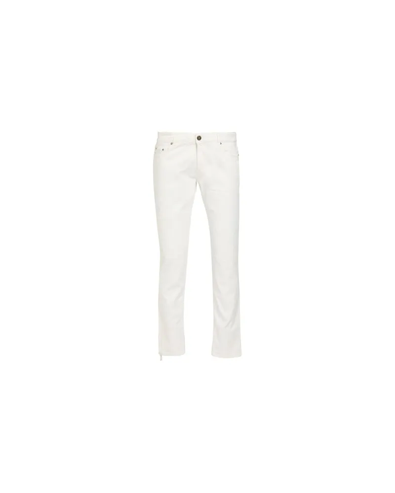 PT TORINO HOSEN & RÖCKE - Jeanshosenauf YOOX.COM Weiß