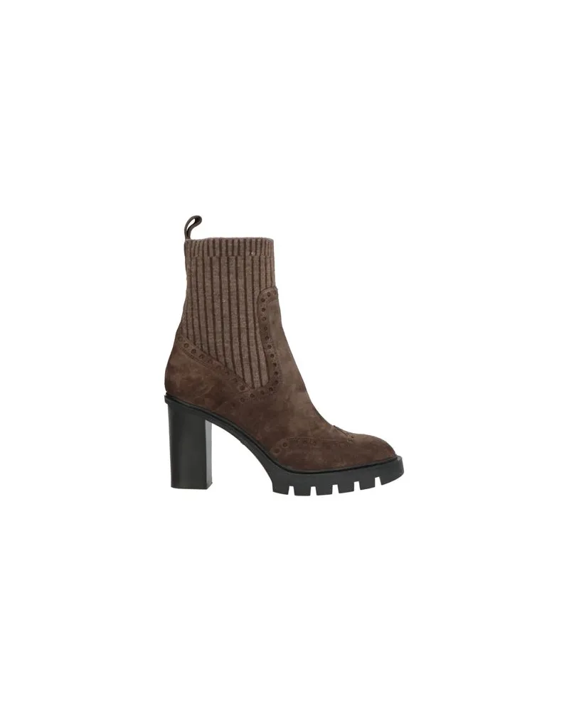 Santoni SCHUHE - Stiefelettenauf YOOX.COM Dunkelbraun