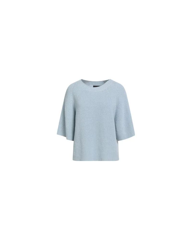 Alpha Studio STRICKWAREN - Pulloverauf YOOX.COM Himmelblau
