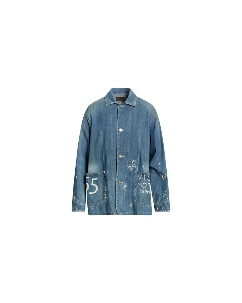Visvim JACKEN & MÄNTEL - Jeansjacken/Mäntelauf YOOX.COM Blau