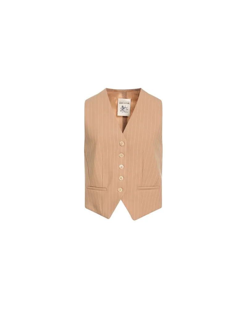 Semicouture ANZÜGE und CO-ORDS - Couture-Westenauf YOOX.COM Kamel