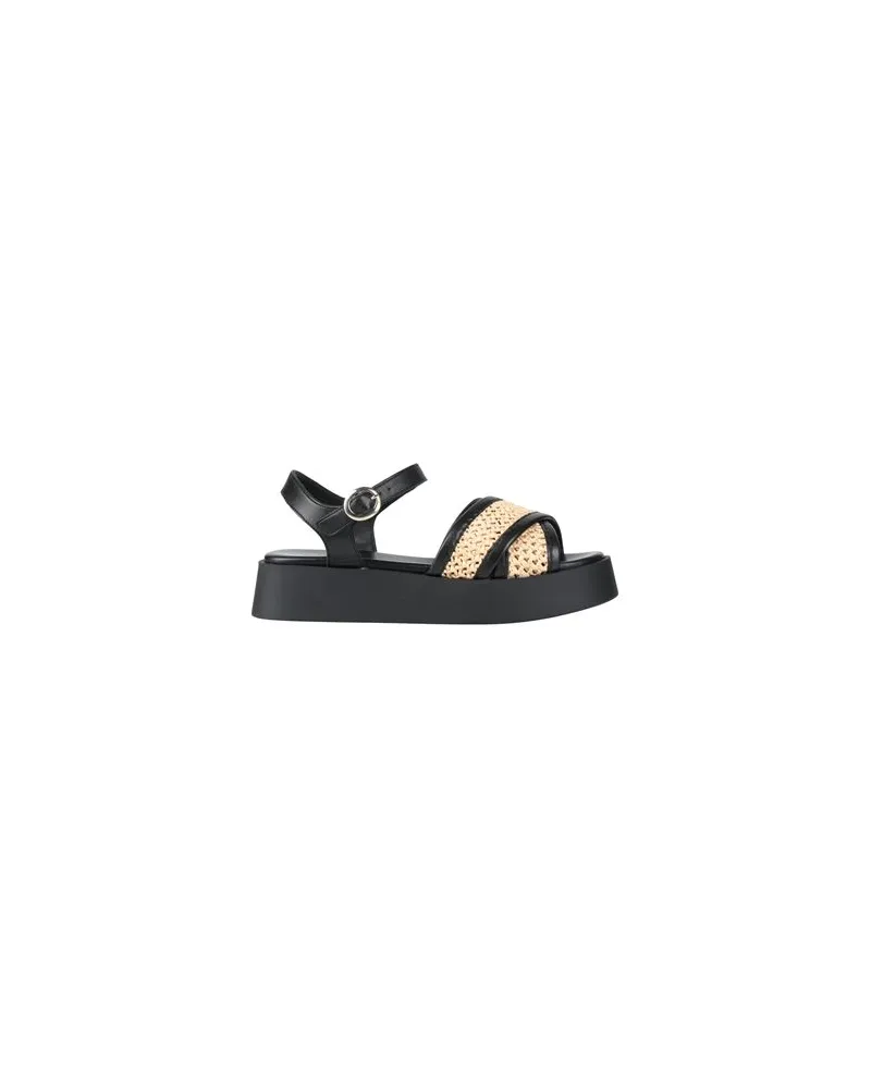 FRAU SCHUHE - Sandalenauf YOOX.COM Schwarz
