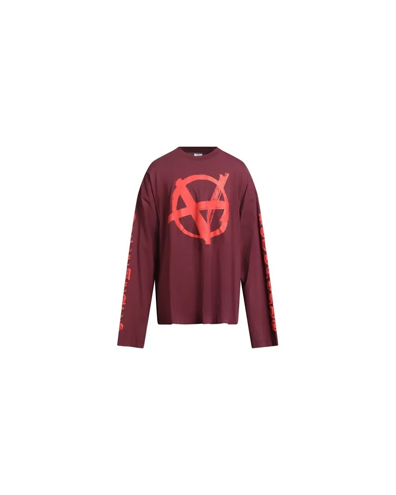 VETEMENTS TOPS - T-shirtsauf YOOX.COM Bordeaux