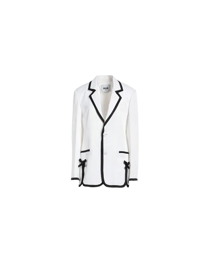 MSGM ANZÜGE und CO-ORDS - Blazersauf YOOX.COM Weiß