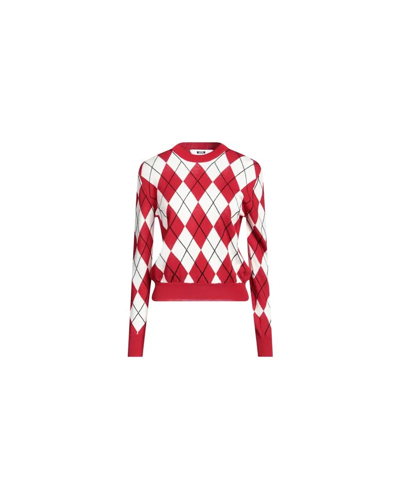 MSGM STRICKWAREN - Pulloverauf YOOX.COM Rot
